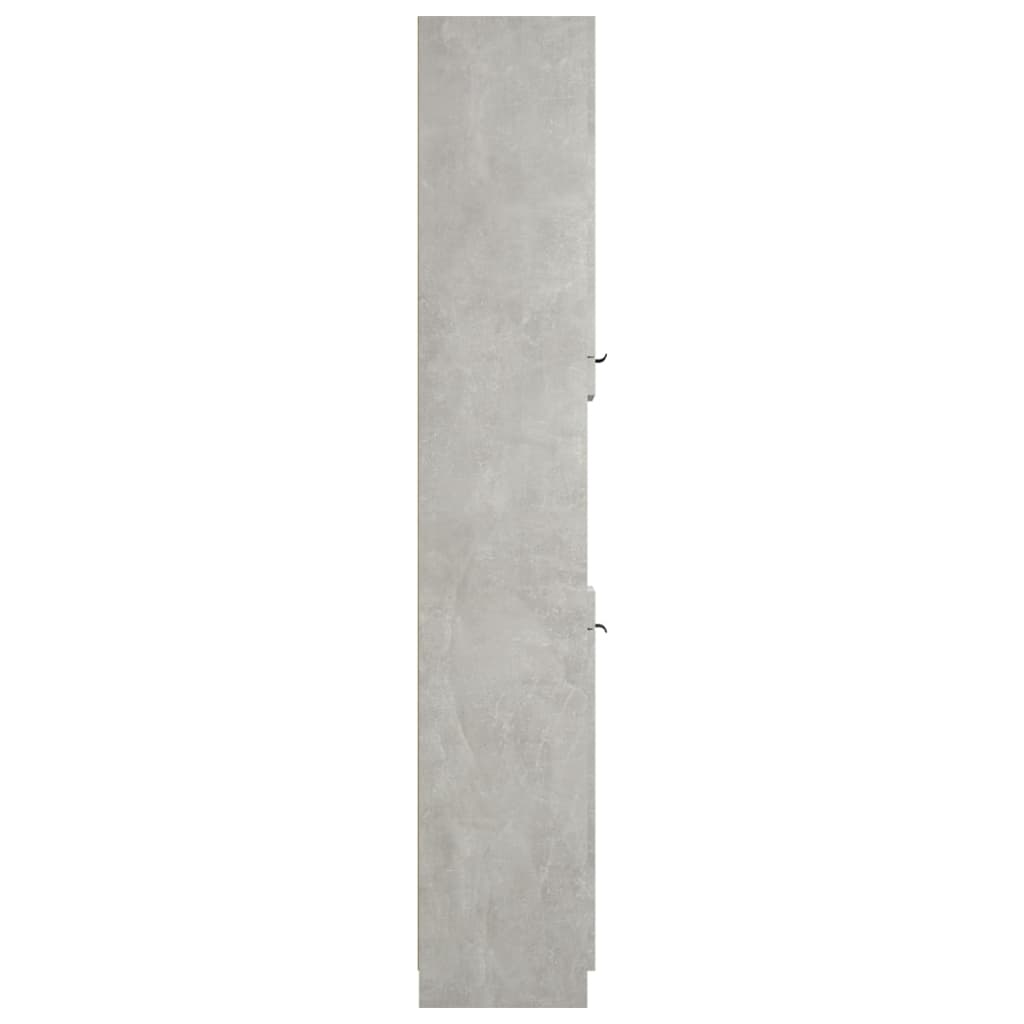 Badrumsskåp Betonggrå 32x34x188,5 cm