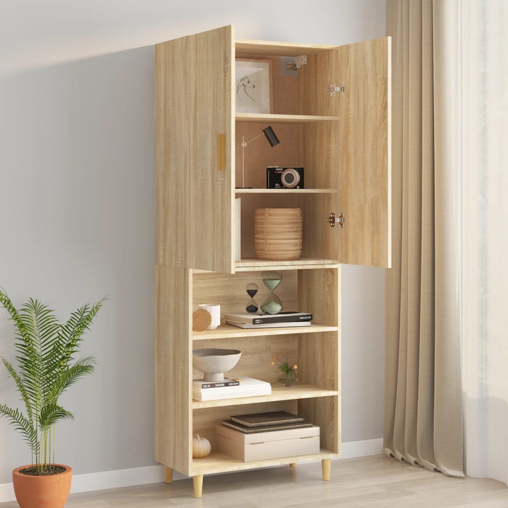Väggskåp Sonoma Ek 69,5x34x90 cm