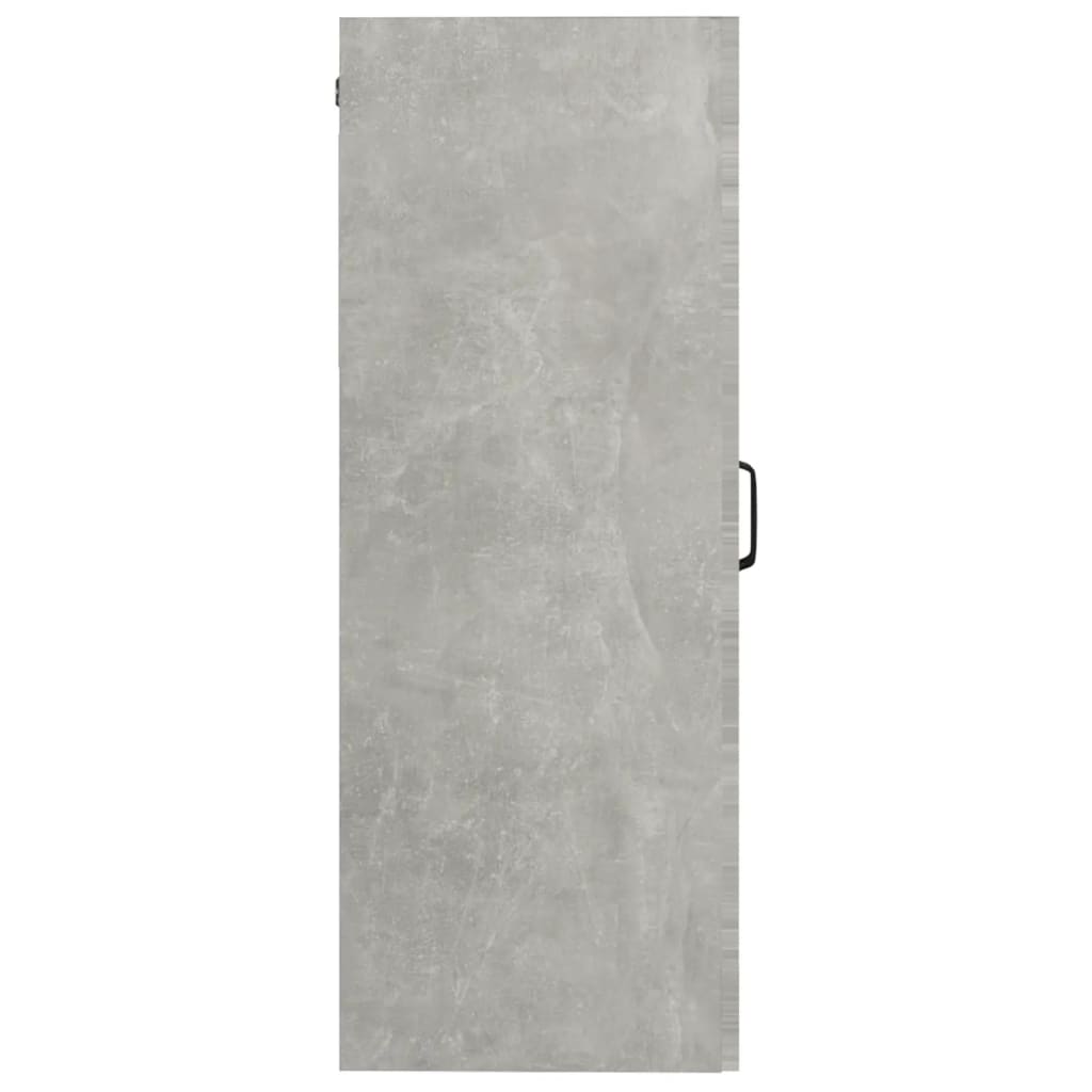Väggskåp Betonggrå 69,5x34x90 cm