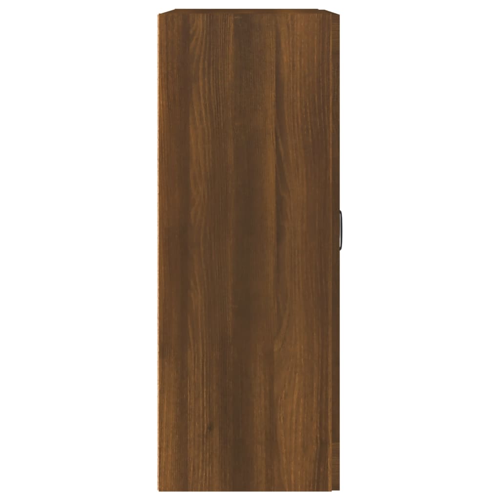 Väggskåp Brun Ek 69,5x32,5x90 cm