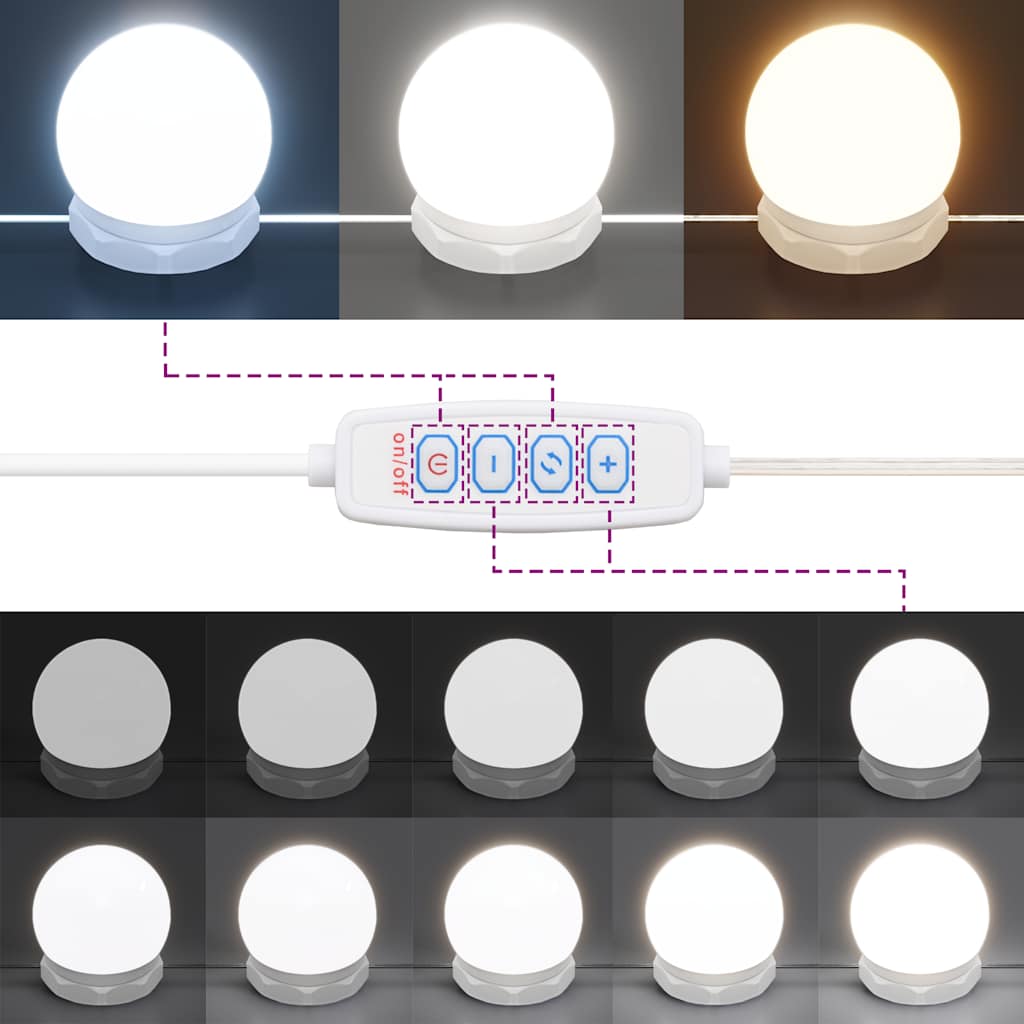 Badrumsspegel Spegelskåp LED Rökfärgad Ek 91x15x76,5 cm