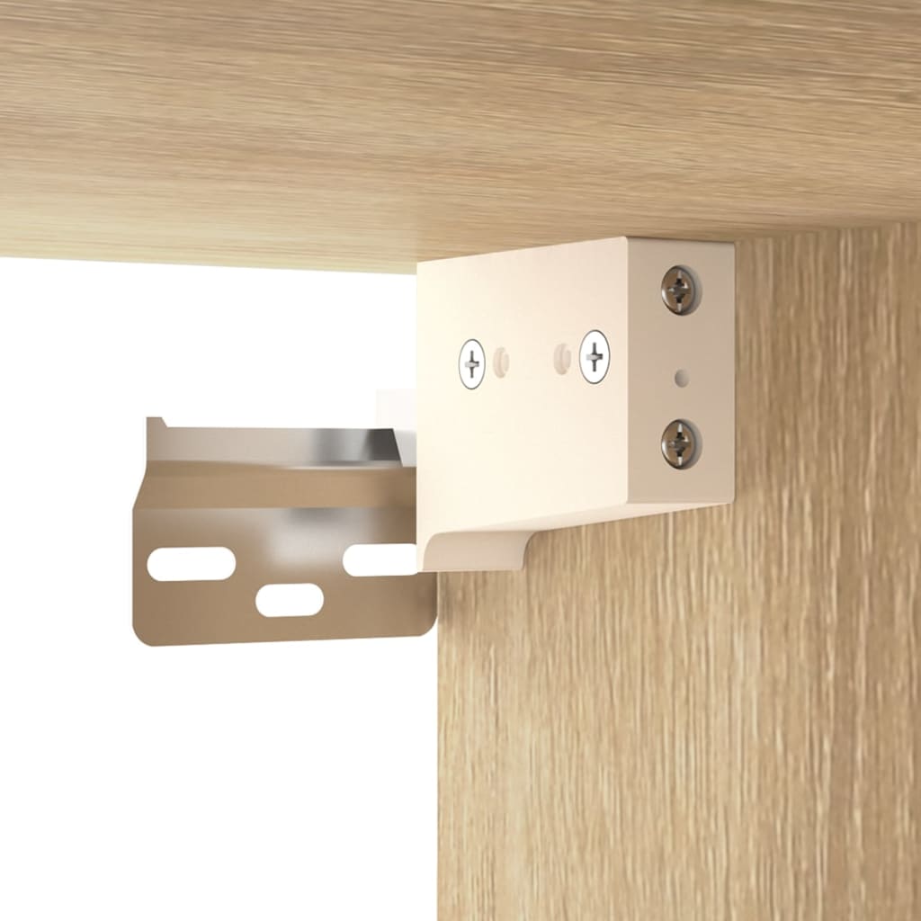 Väggskåp Sonoma Ek 2 st 102x30x20 cm