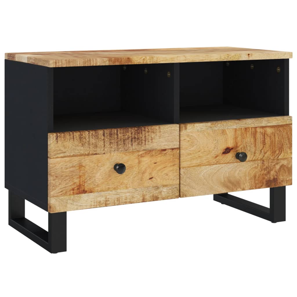 Tv-bänk 70x33x46 cm massivt mangoträ