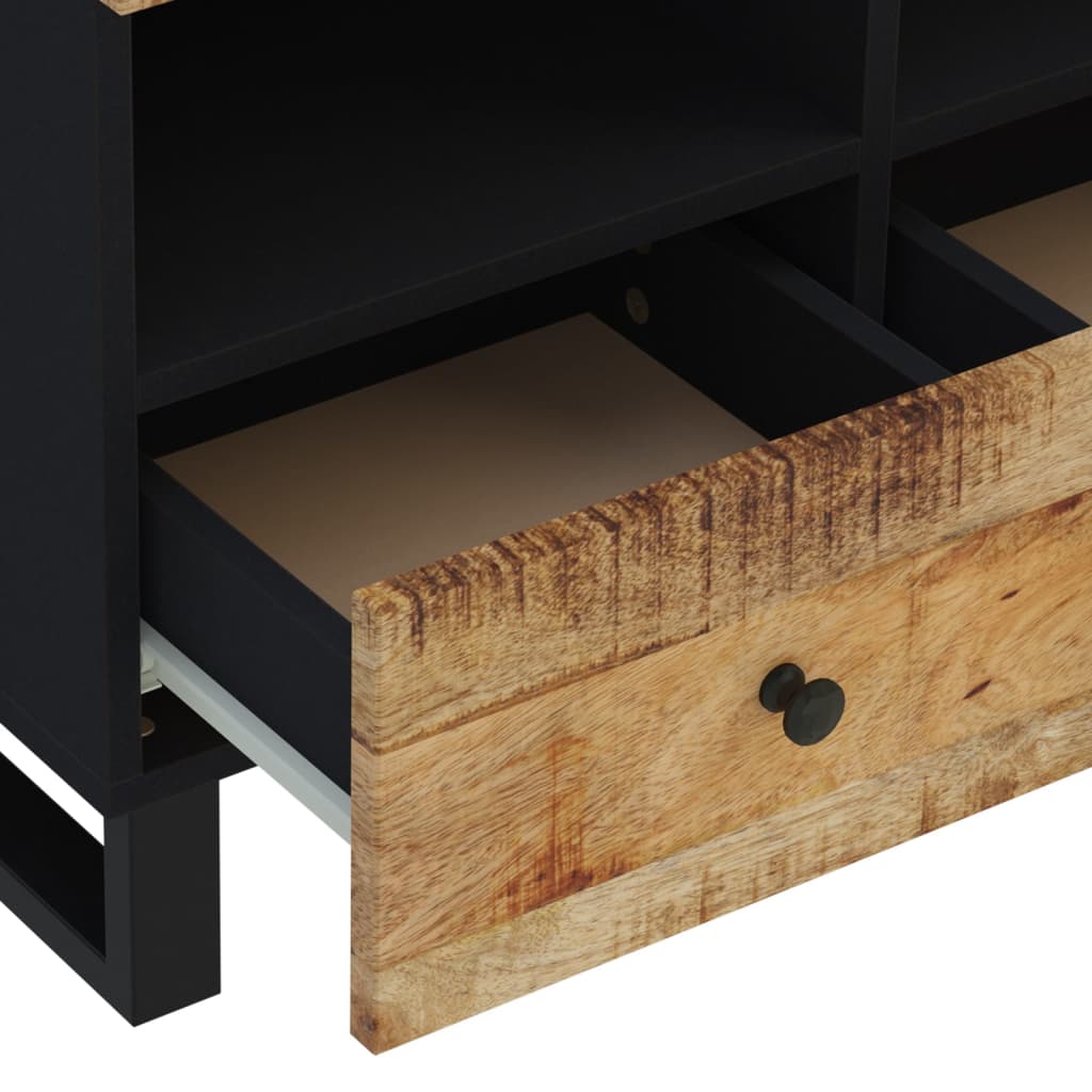 Tv-bänk 70x33x46 cm massivt mangoträ