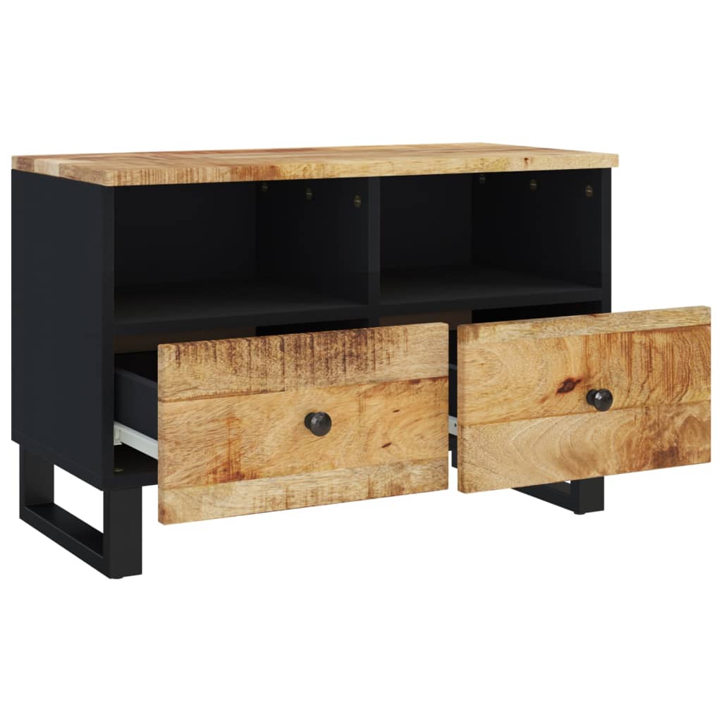 Tv-bänk 70x33x46 cm massivt mangoträ