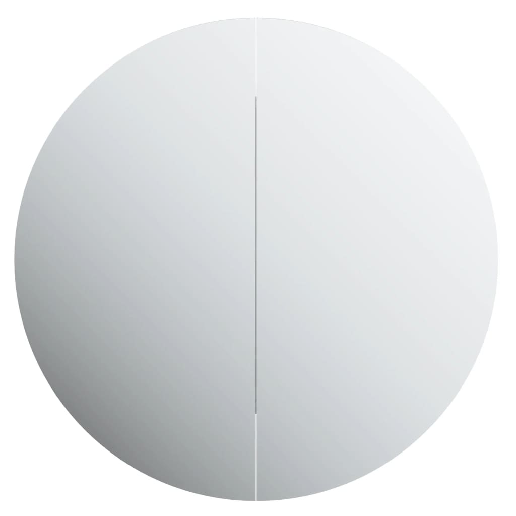Badrumsspegel Spegelskåp LED Ek 47x47x17,5 cm