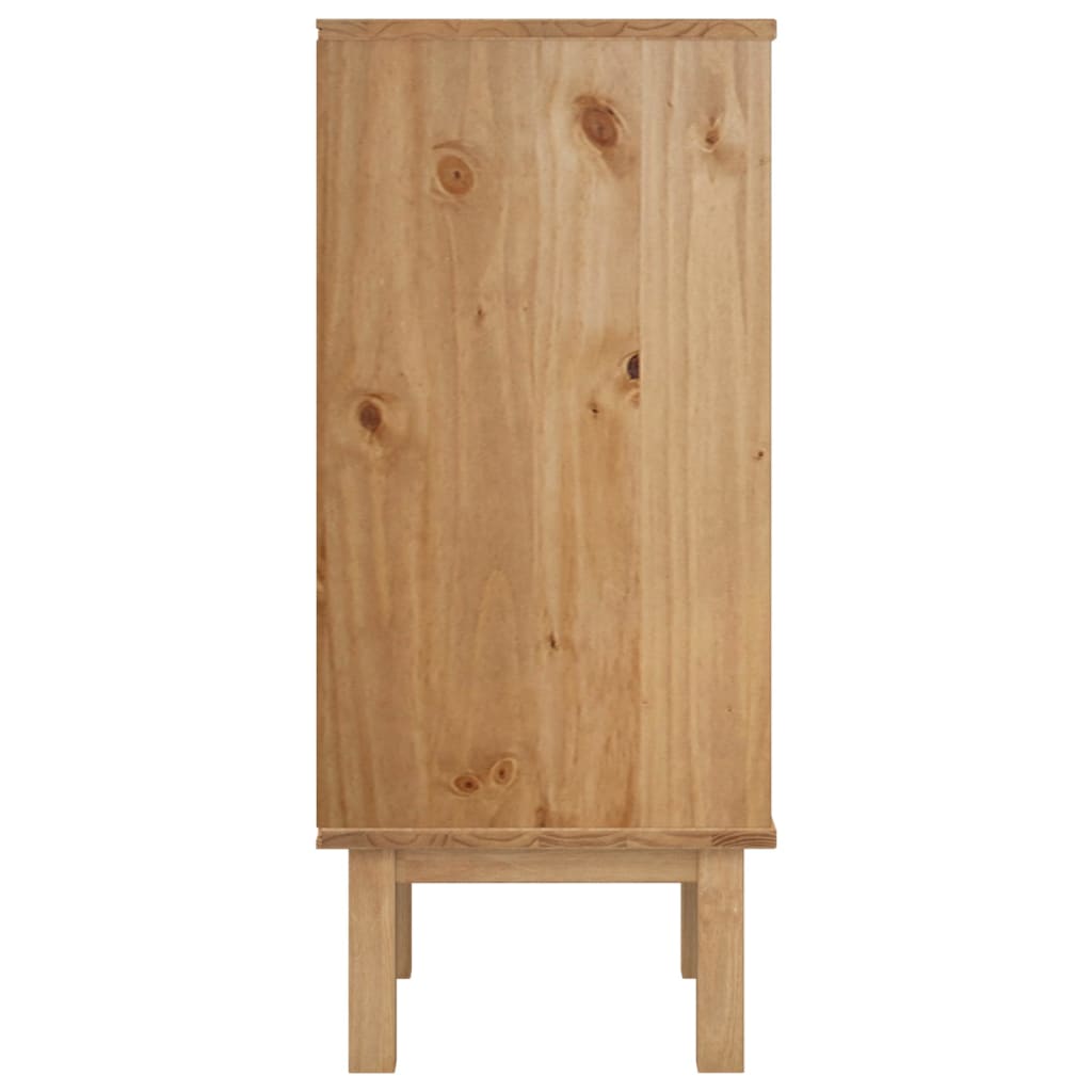 Byrå Brun Vit OTTA 76,5x39,5x90cm massiv furu