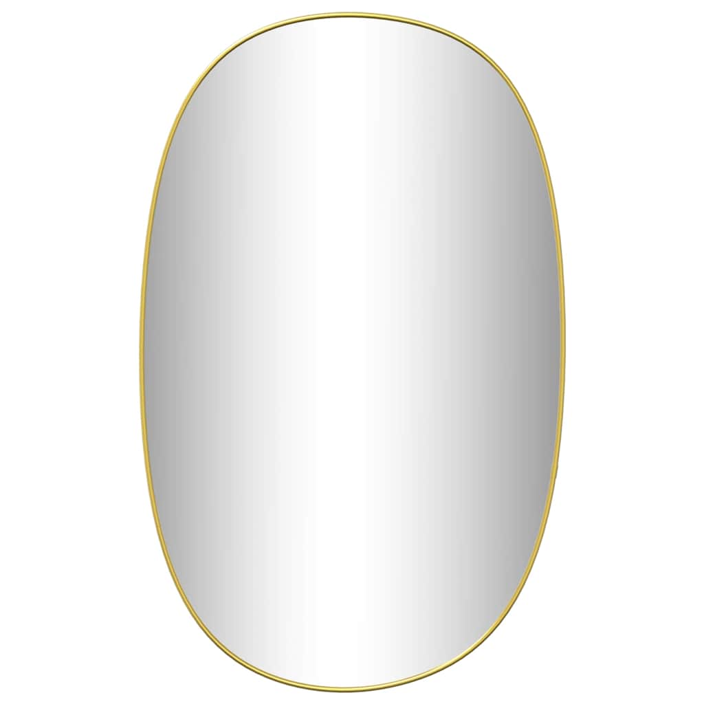 Väggspegel guld 80x50 cm
