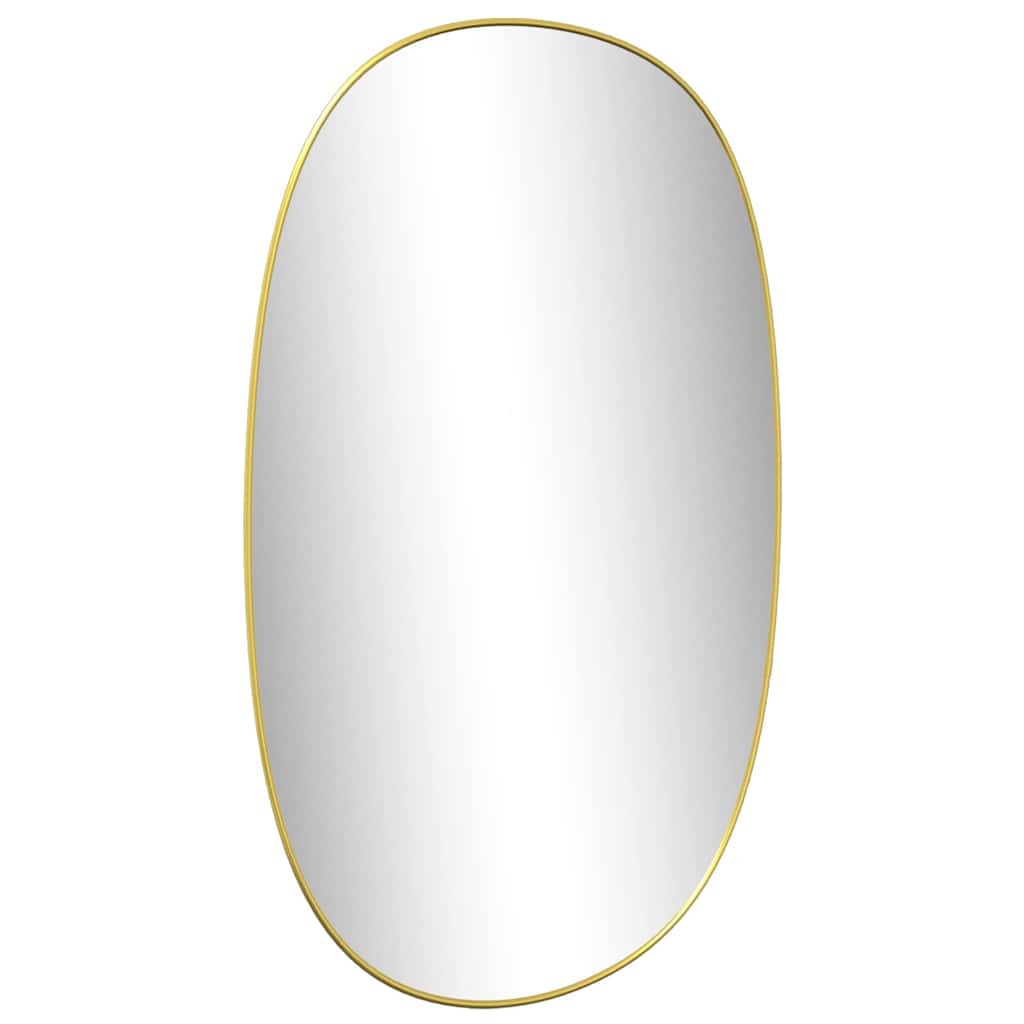 Väggspegel guld 80x50 cm