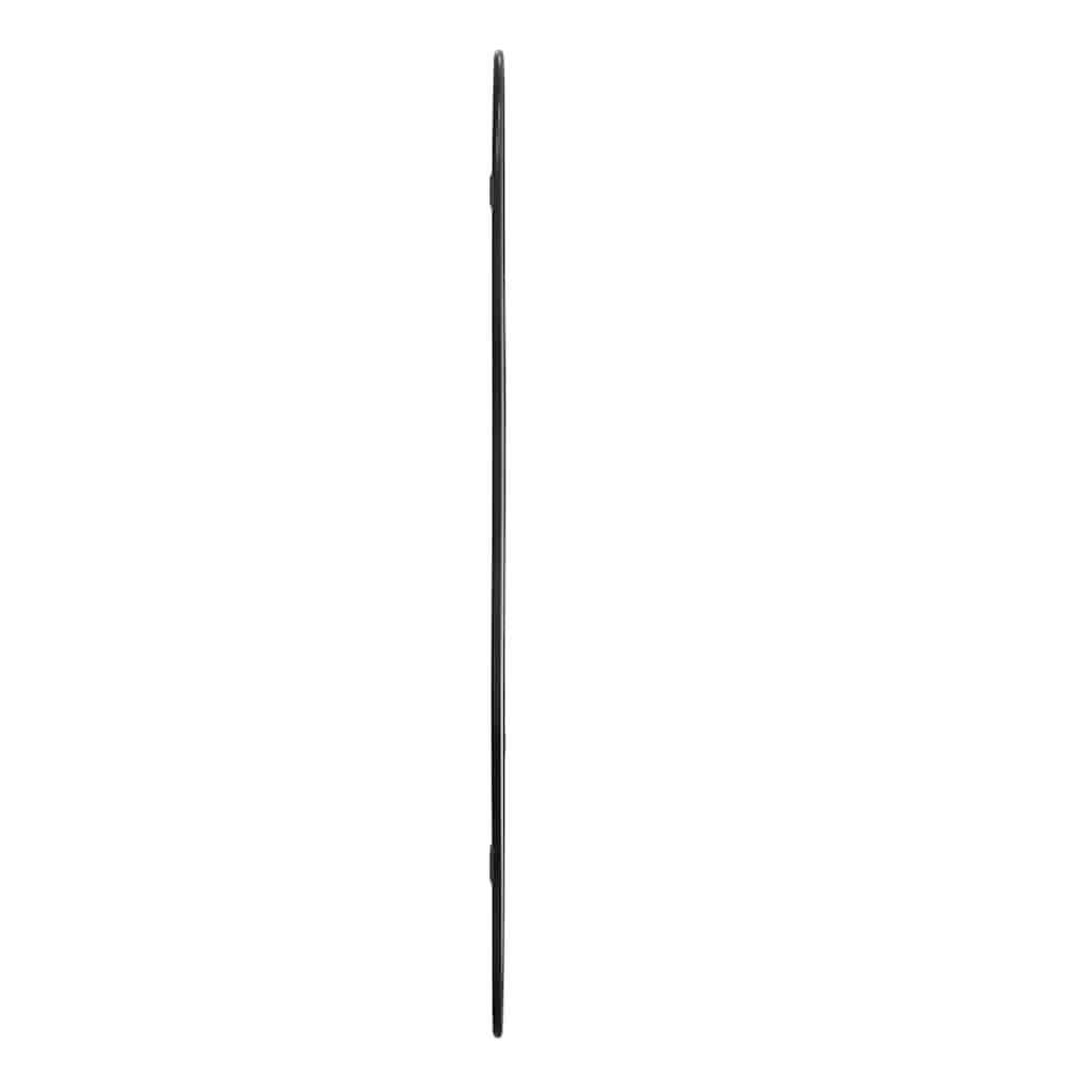 Väggspegel Svart 100x45 cm