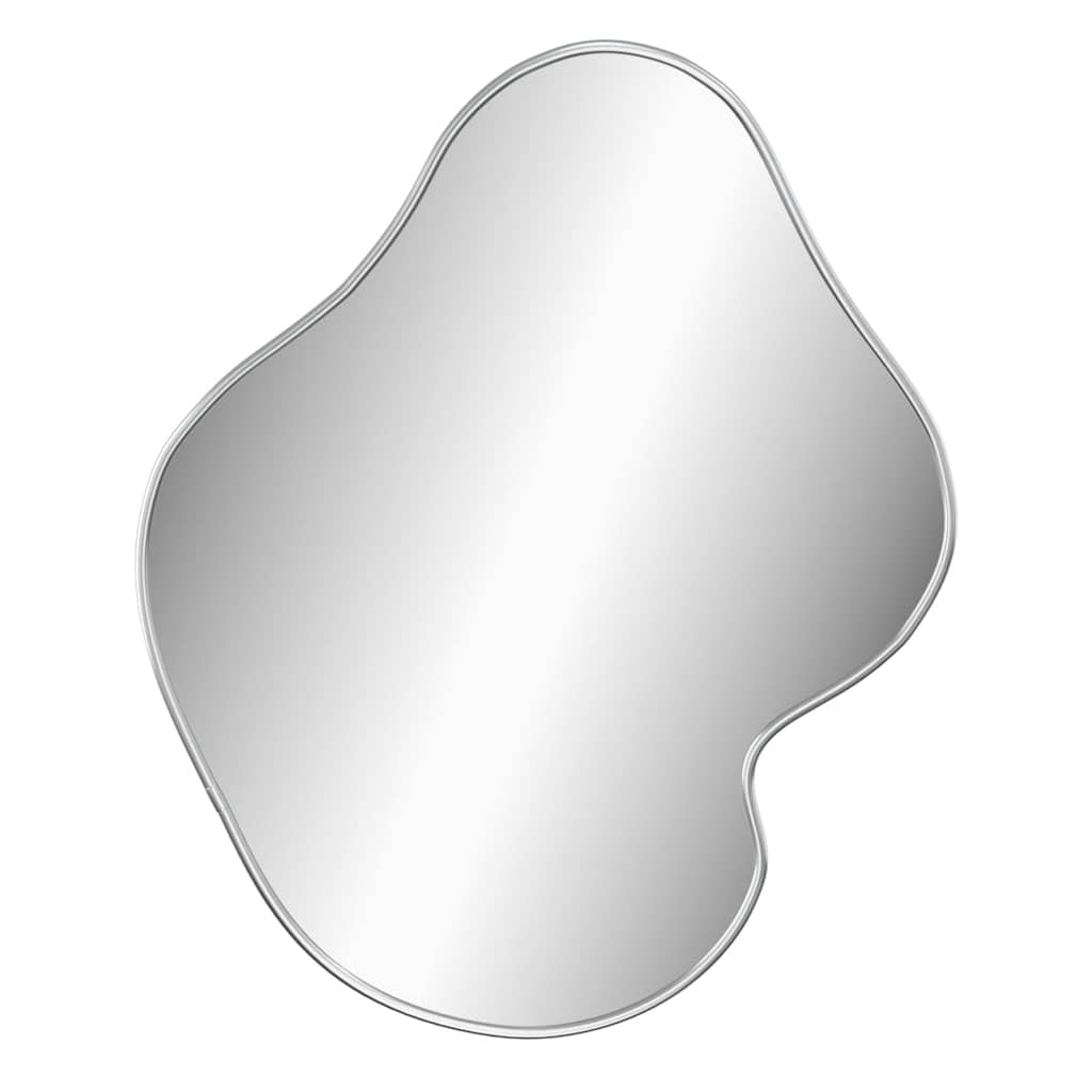 Väggspegel silver 60x50 cm