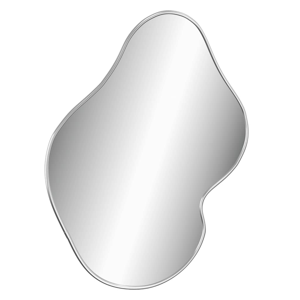 Väggspegel silver 60x50 cm