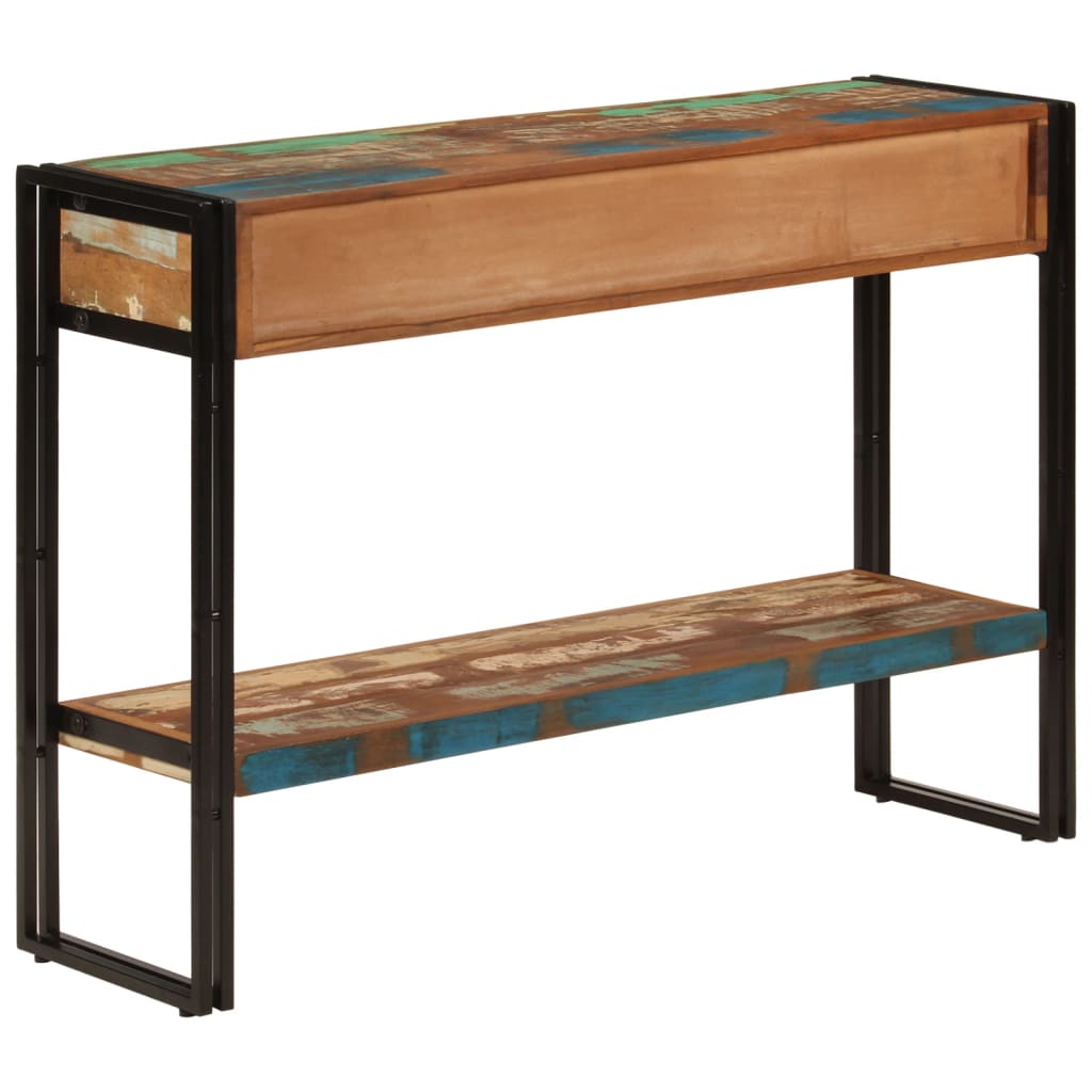 Avlastningsbord Konsollbord Trä 110x30x76 cm massivt återvunnet trä