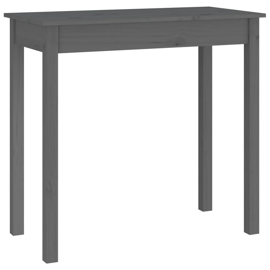 Avlastningsbord Konsollbord Grå 80x40x75 cm massiv furu