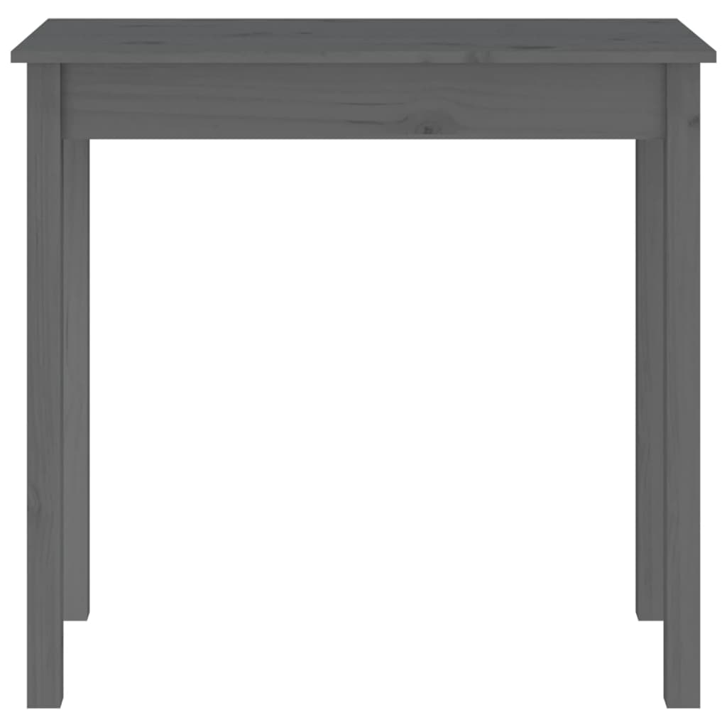 Avlastningsbord Konsollbord Grå 80x40x75 cm massiv furu