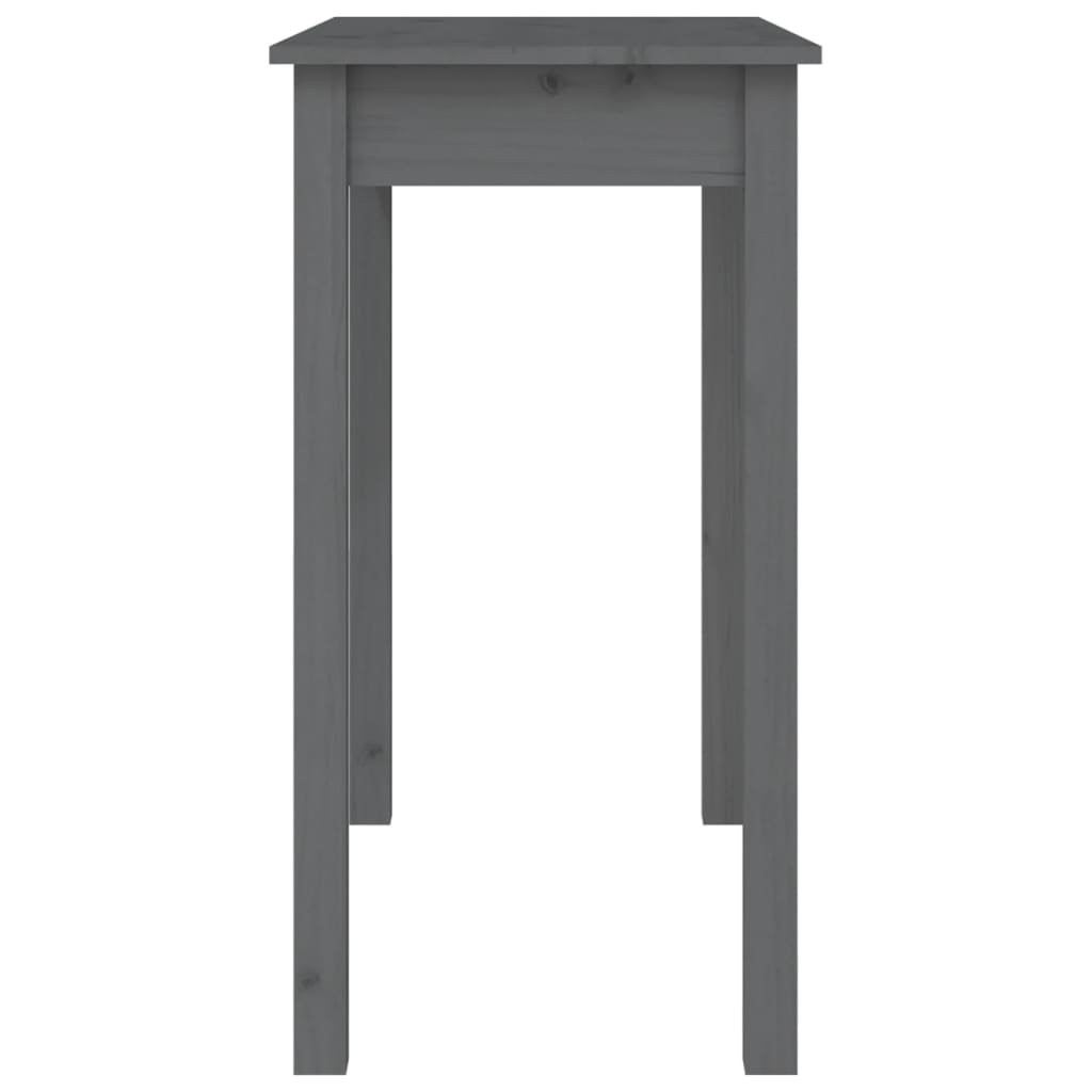 Avlastningsbord Konsollbord Grå 80x40x75 cm massiv furu