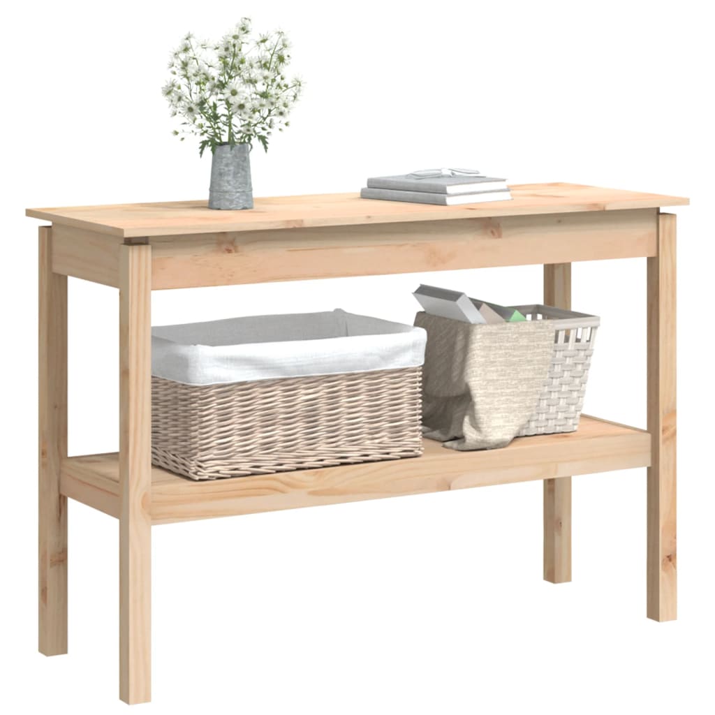 Avlastningsbord Konsollbord Trä 110x40x75 cm massiv furu