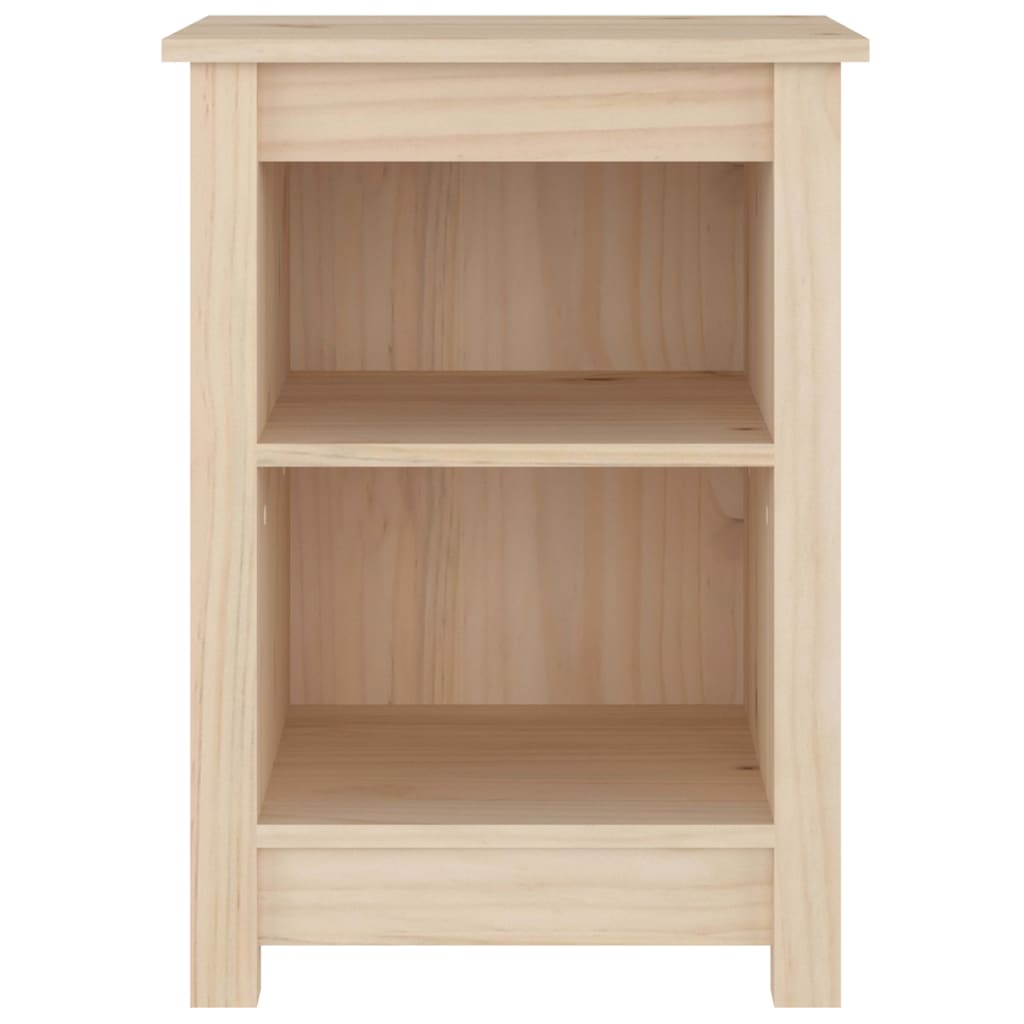Sängbord 2 st 40x35x55 cm massivt furu
