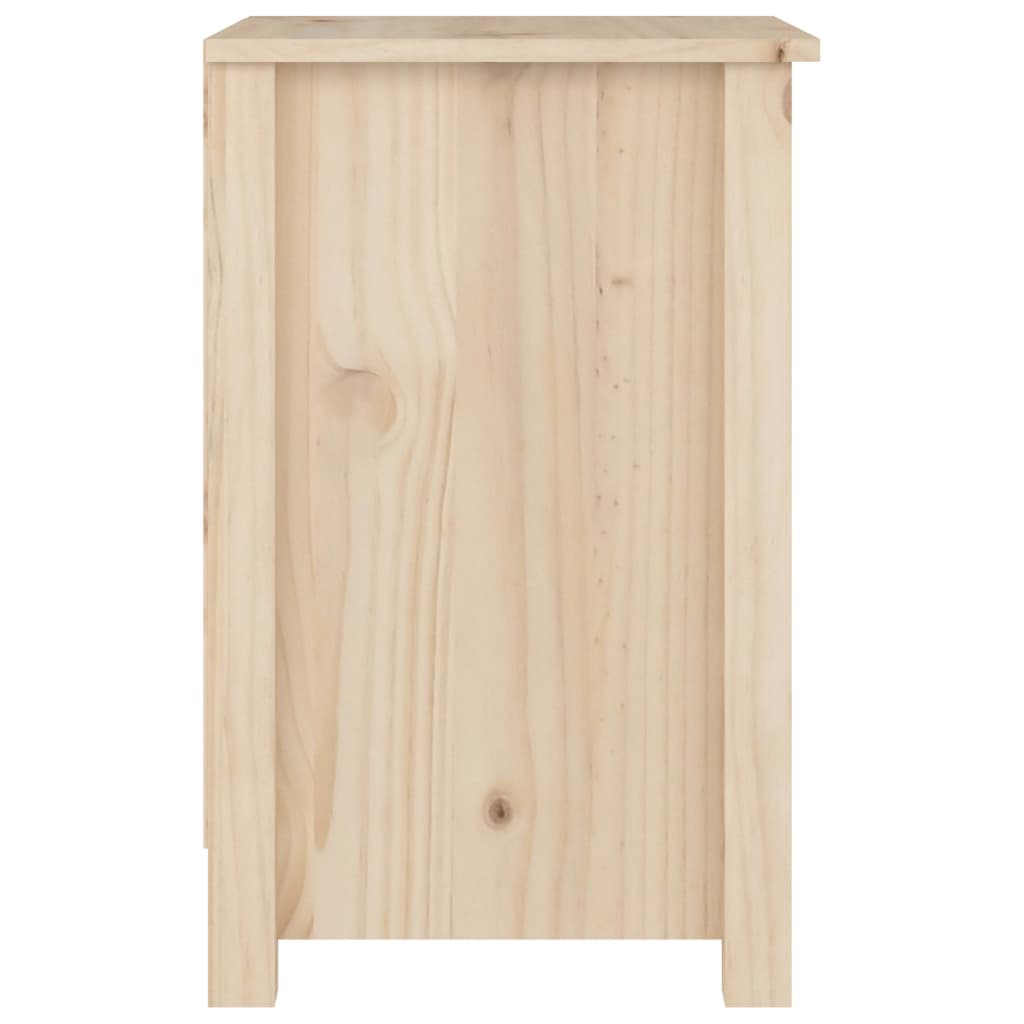 Sängbord 2 st 40x35x55 cm massivt furu