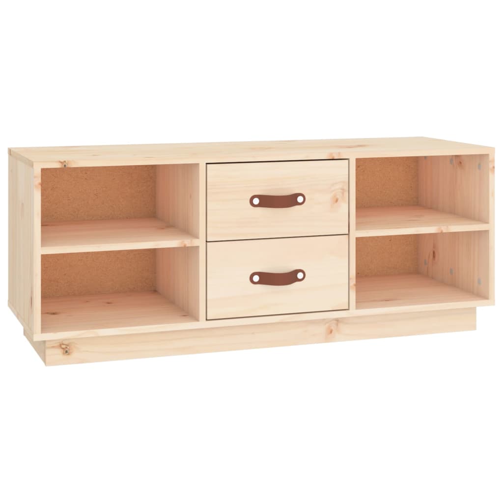 Tv-bänk 100x34x40 cm massiv furu