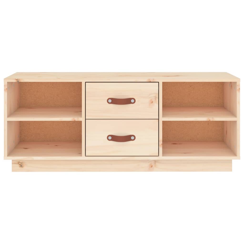 Tv-bänk 100x34x40 cm massiv furu