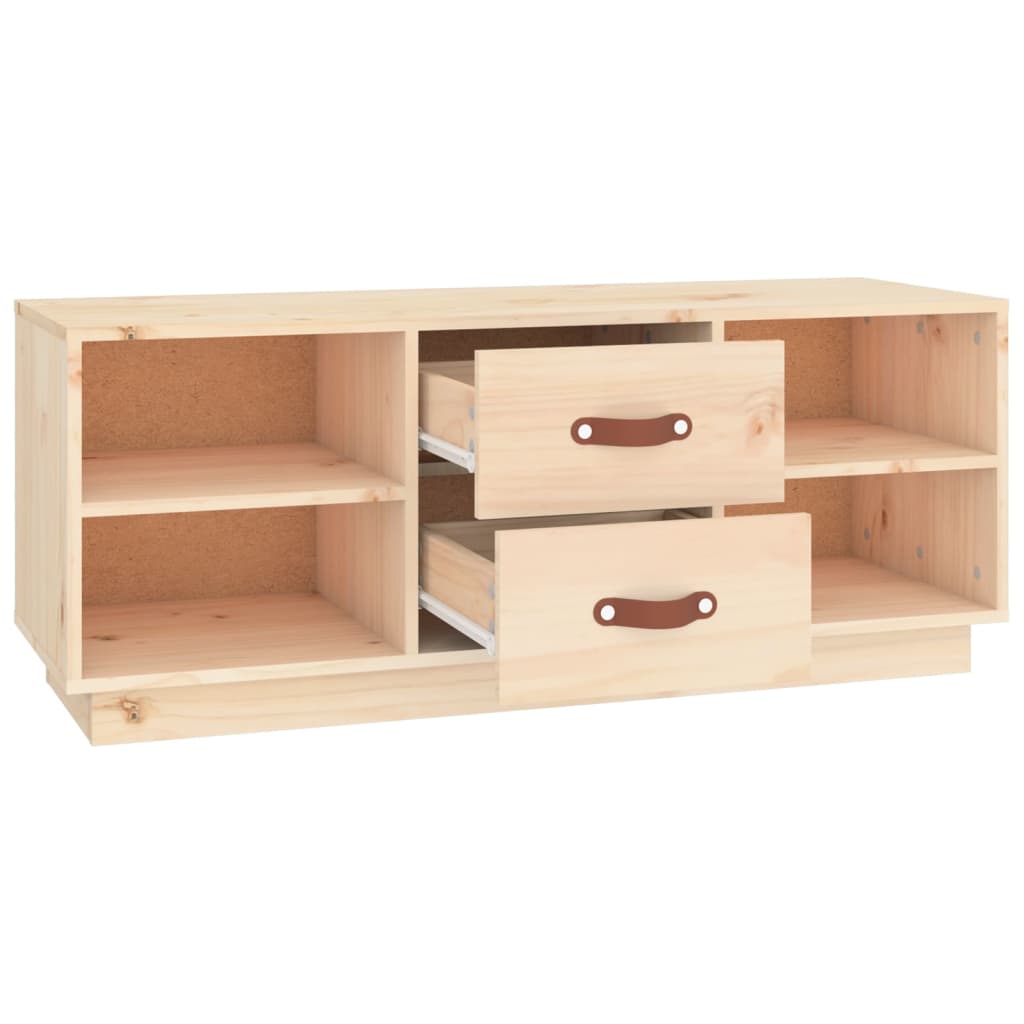 Tv-bänk 100x34x40 cm massiv furu
