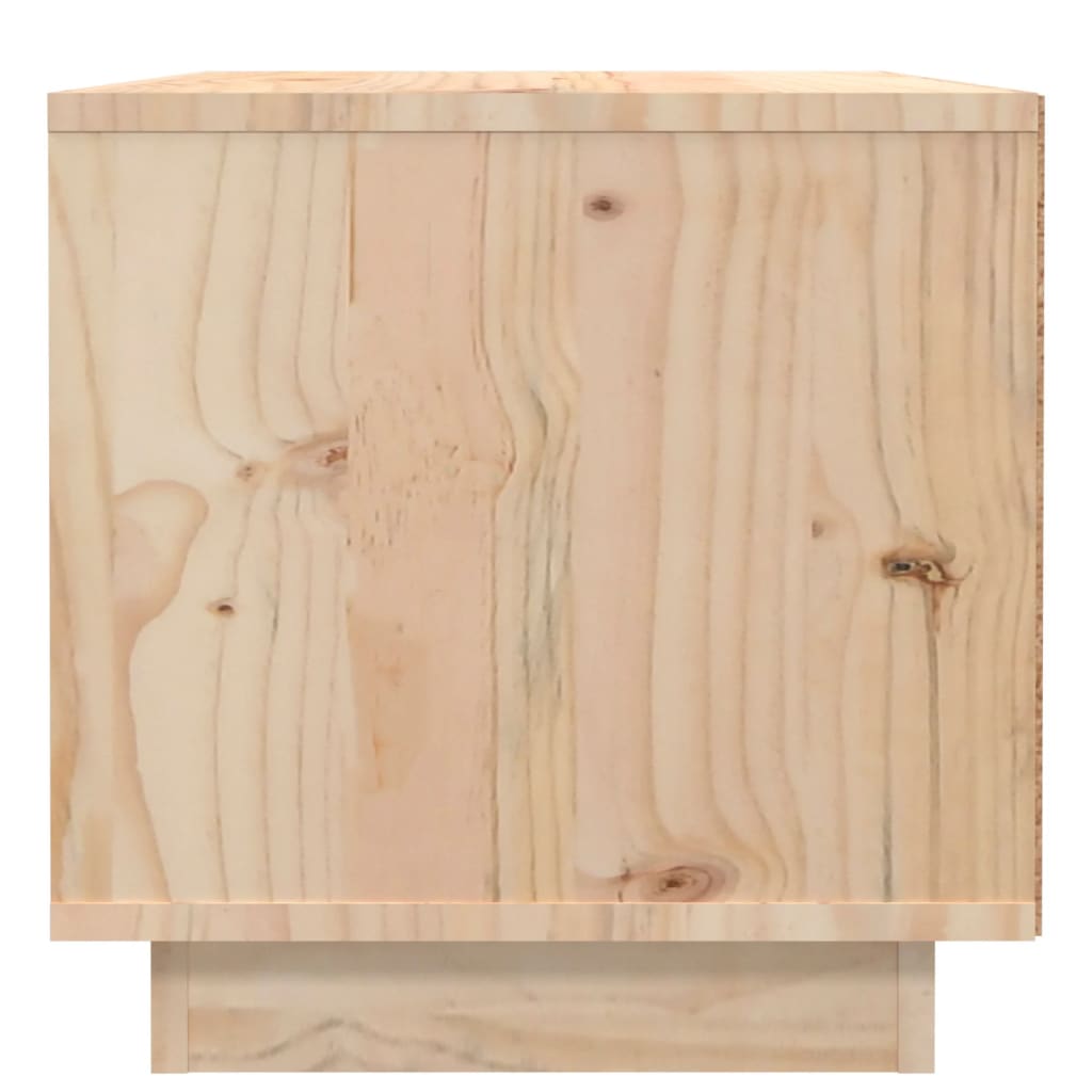 Sängbord 2 st vit 40x34x35 cm massivt furuträ
