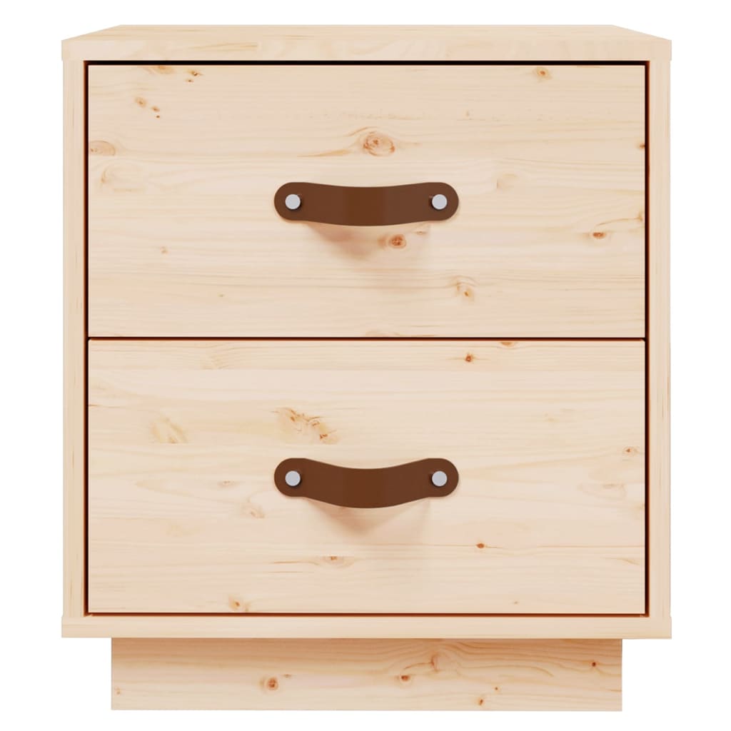 Sängbord 2 st 40x34x45 cm massivt furu