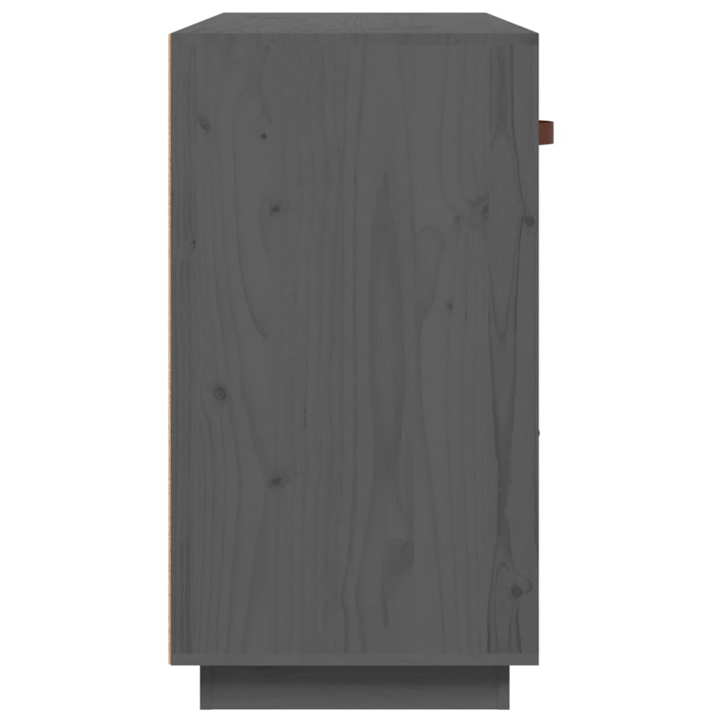 Byrå Grå 100x40x75 cm massiv furu
