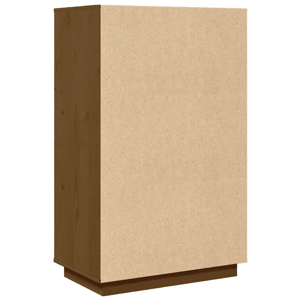 Skåp Honungsbrun 67x40x108,5 cm massiv furu