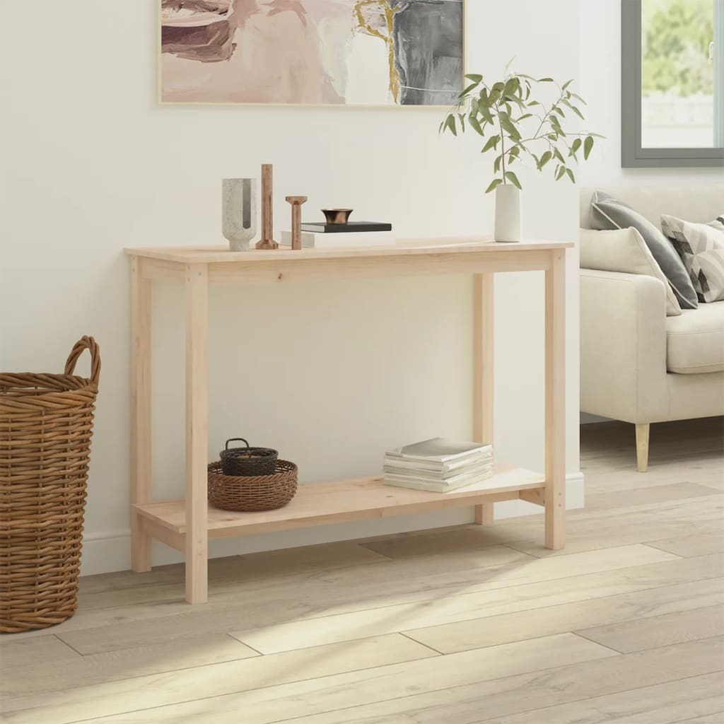 Avlastningsbord Konsollbord Trä 110x40x80 cm massiv furu