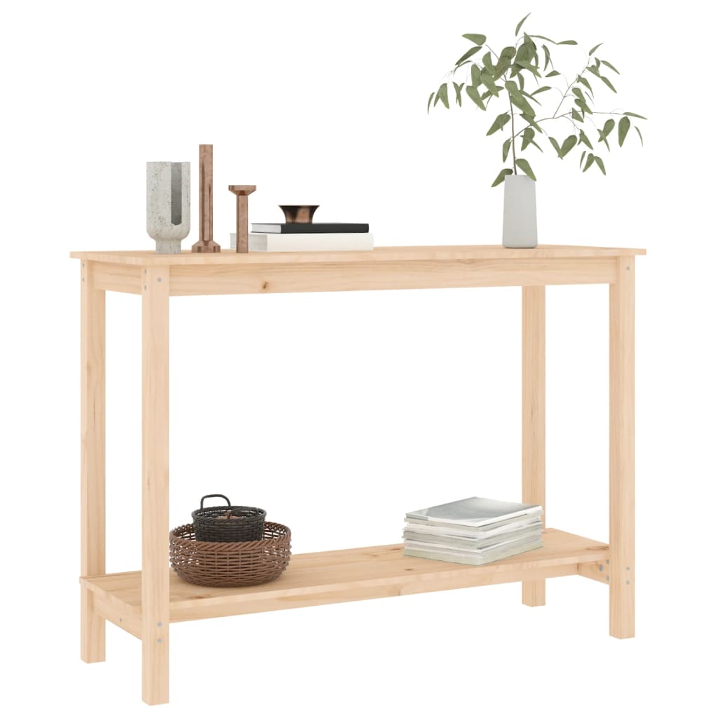 Avlastningsbord Konsollbord Trä 110x40x80 cm massiv furu