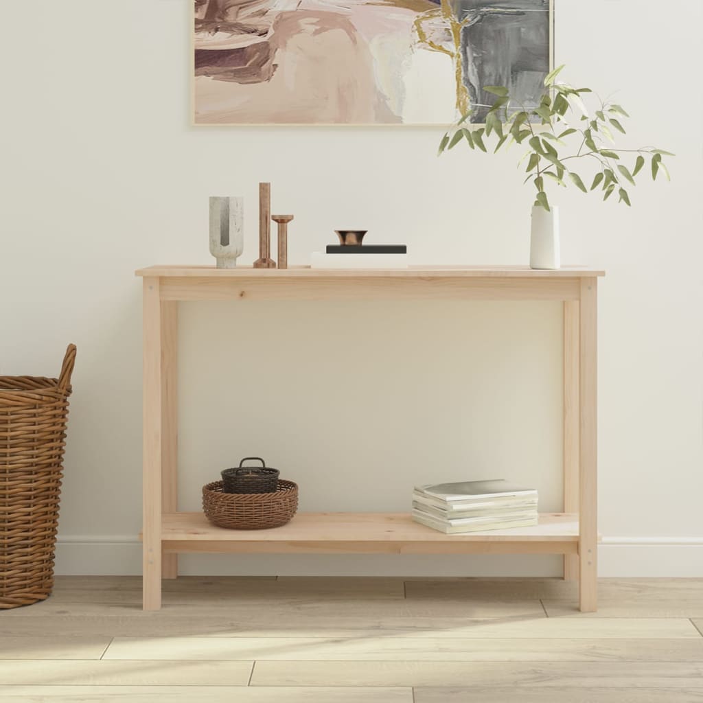 Avlastningsbord Konsollbord Trä 110x40x80 cm massiv furu