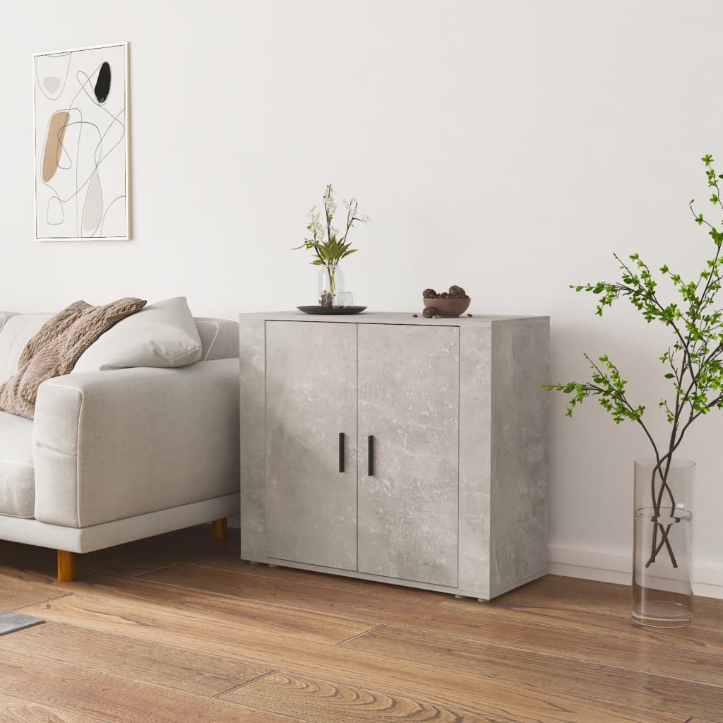 Skåp Betonggrå 80x33x70 cm