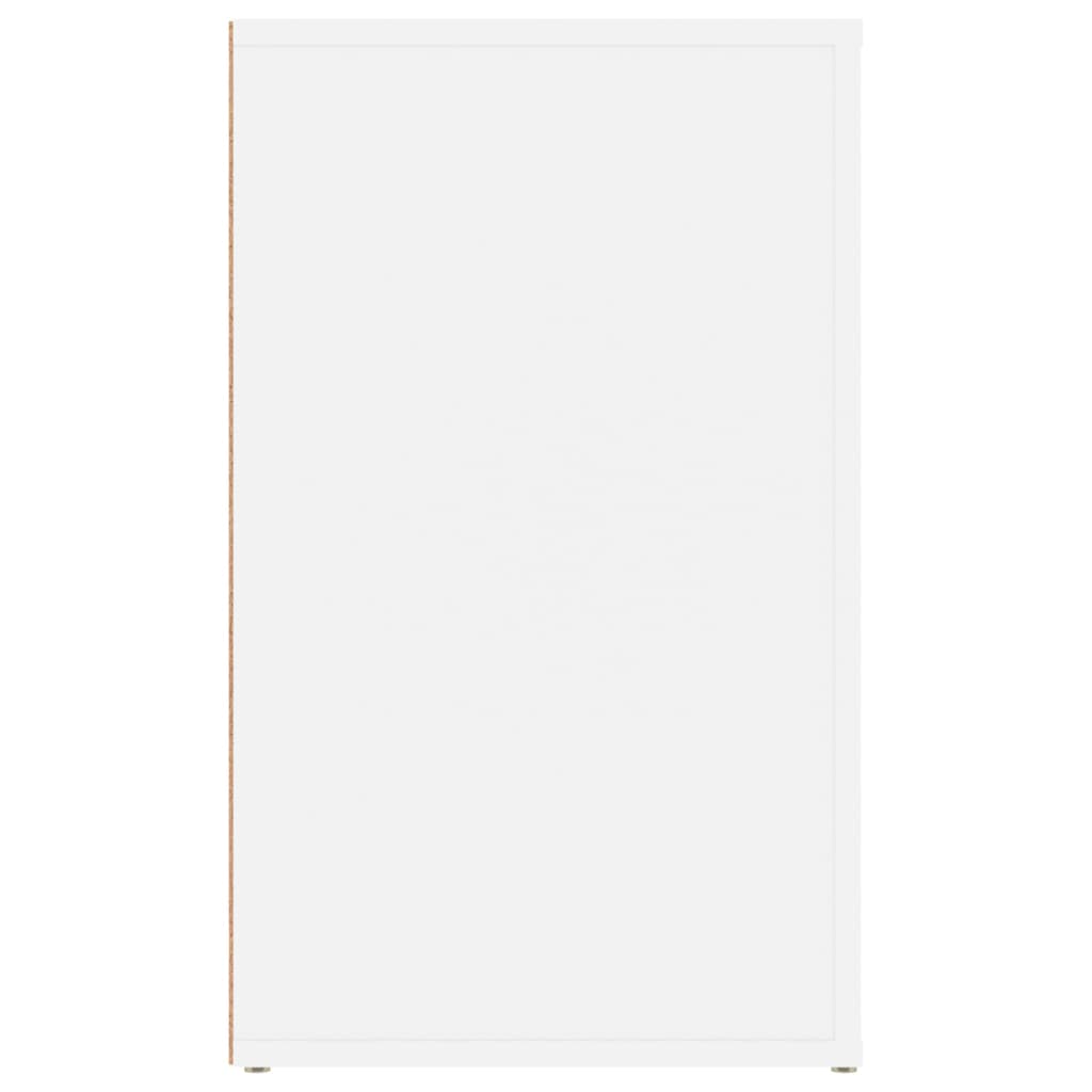 Sängbord Nattduksbord Vit 50x36x60 cm