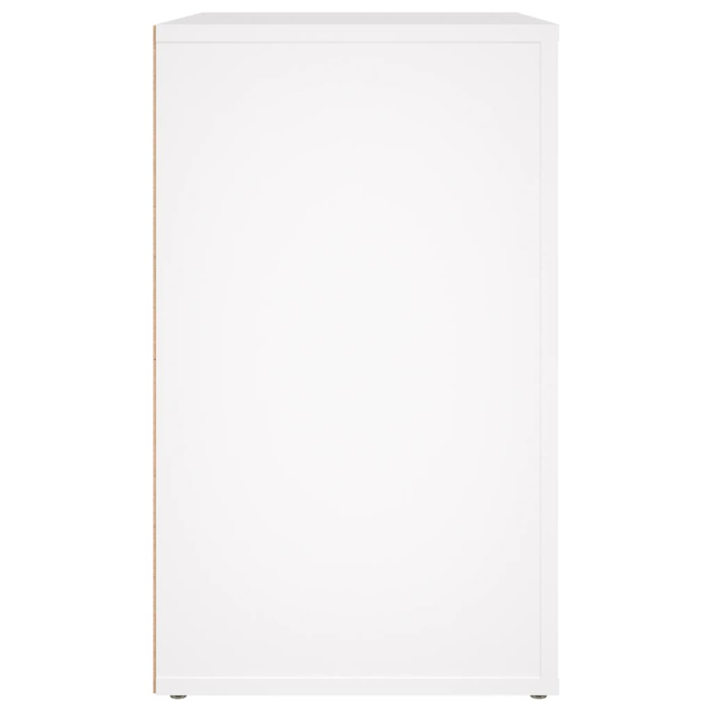 Sängbord Nattduksbord Vit 50x36x60 cm