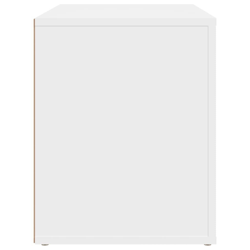 Sängbord Nattduksbord Vit Vit 60x36x45 cm