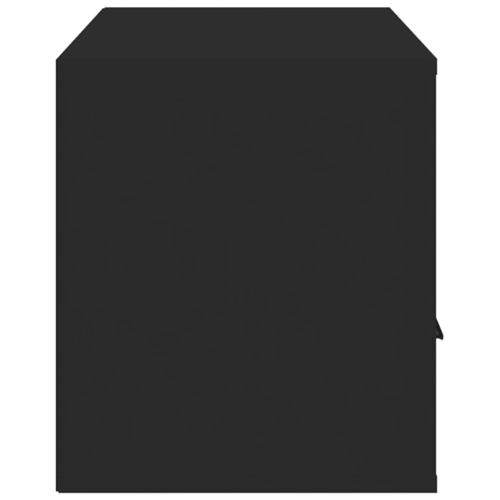 TV-skåp svart 100x35x40 cm konstruerat trä