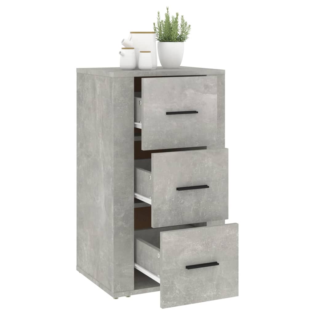Skåp Betonggrå 40x33x70 cm