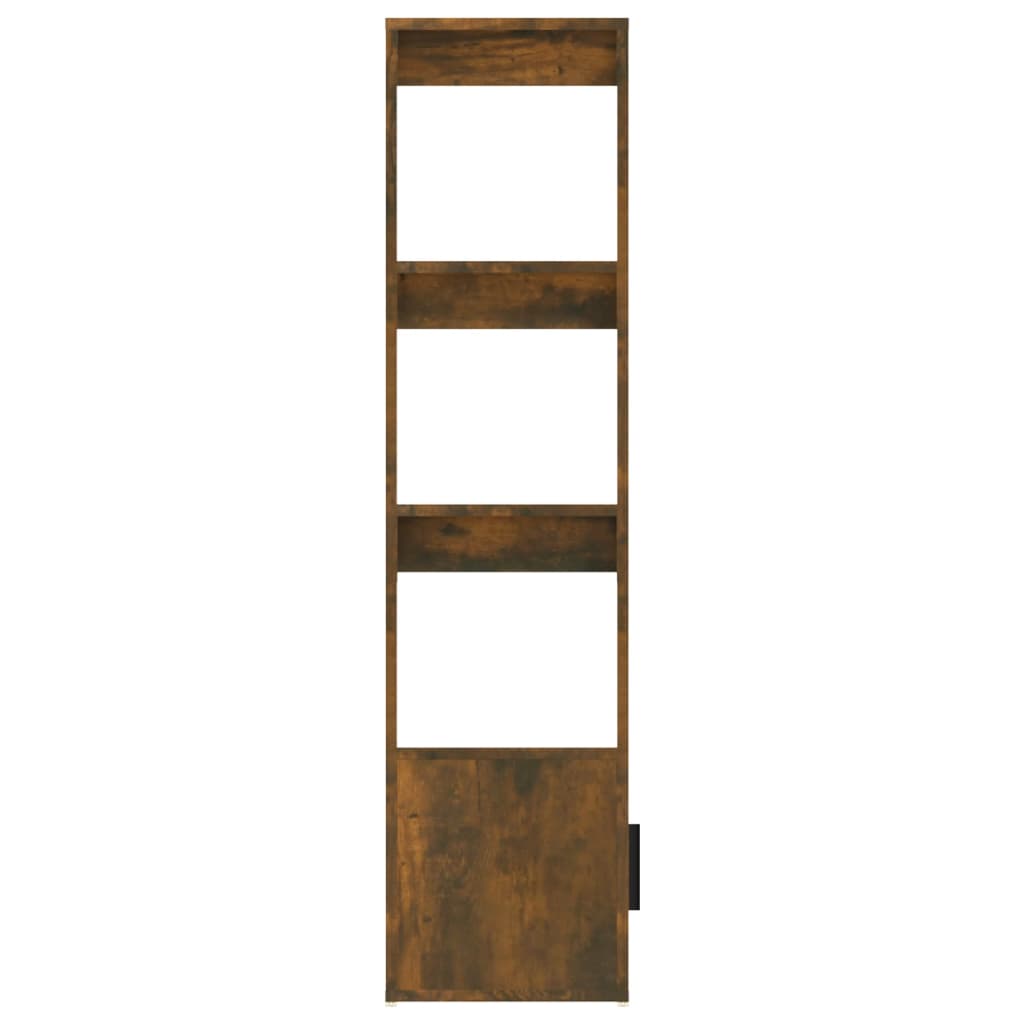 Sidobord Rökfärgad Ek 80x30x119,5 cm