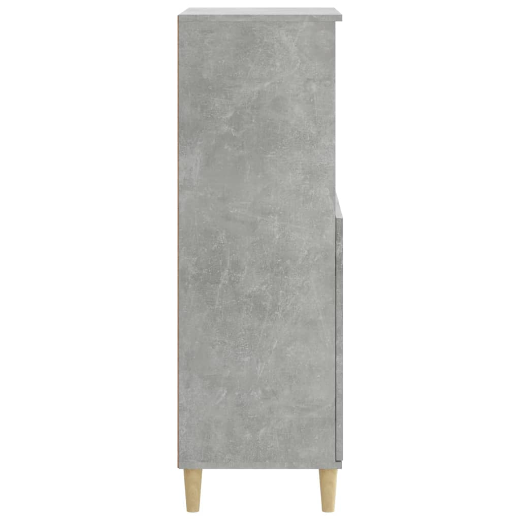 Skåp Betonggrå 60x36x110 cm