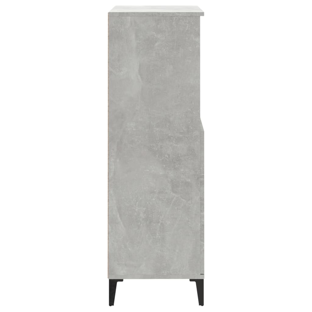 Skåp Betonggrå 60x36x110 cm