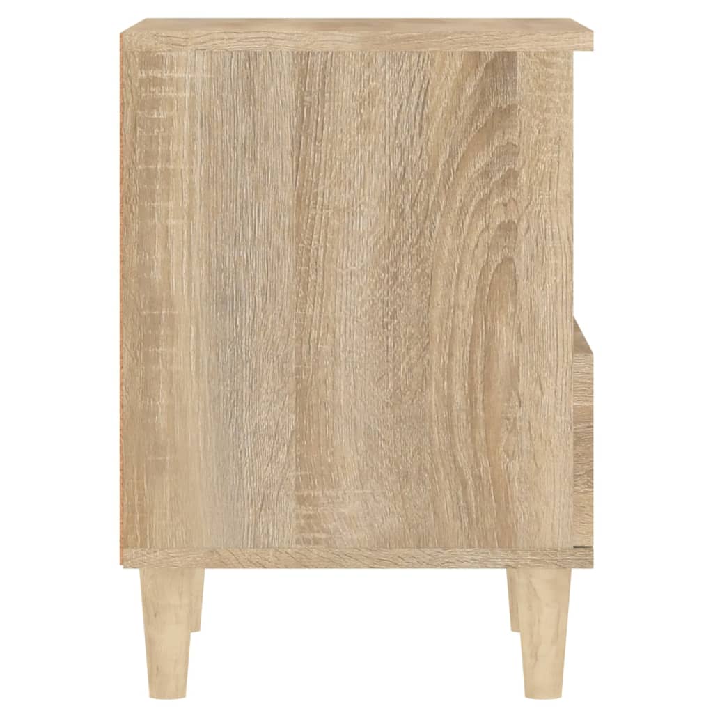 Sängbord 2 st sonoma-ek 40x35x50 cm