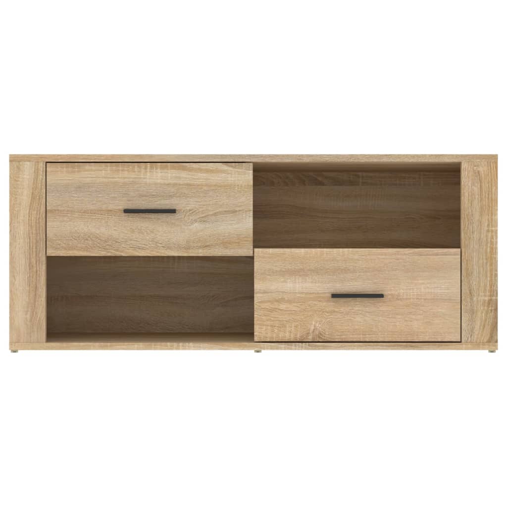 TV-skåp sonoma-ek 100x35x40 cm konstruerat trä