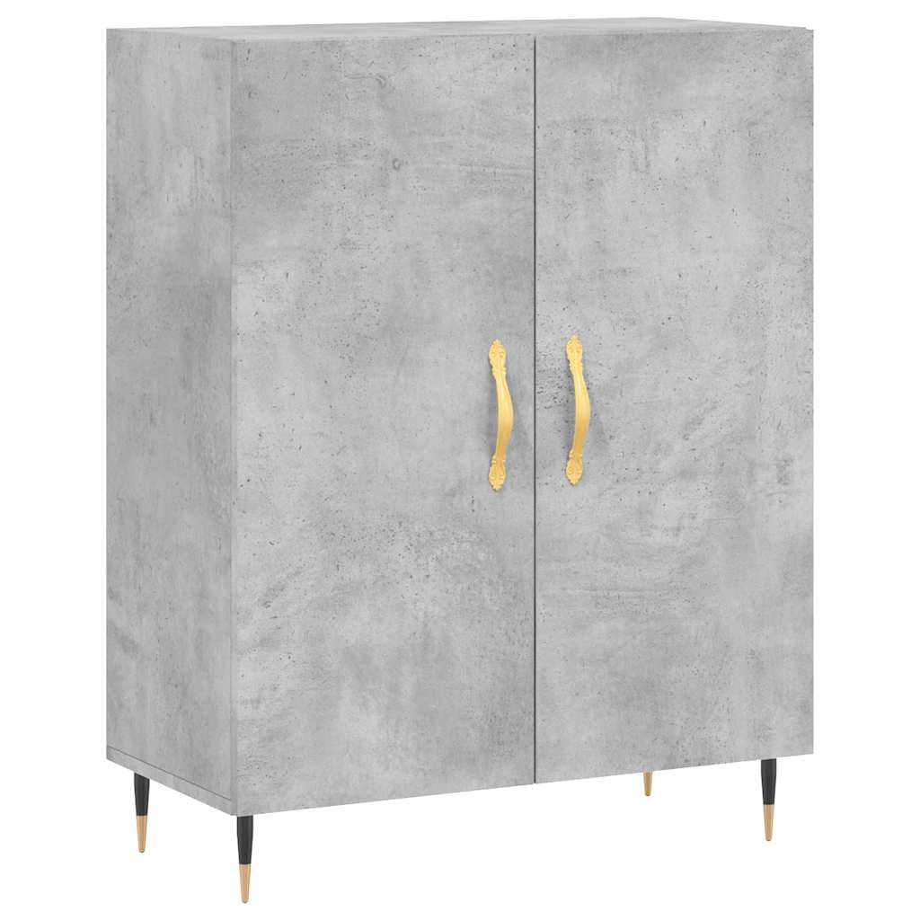 Skåp Betonggrå 69,5x34x180 cm