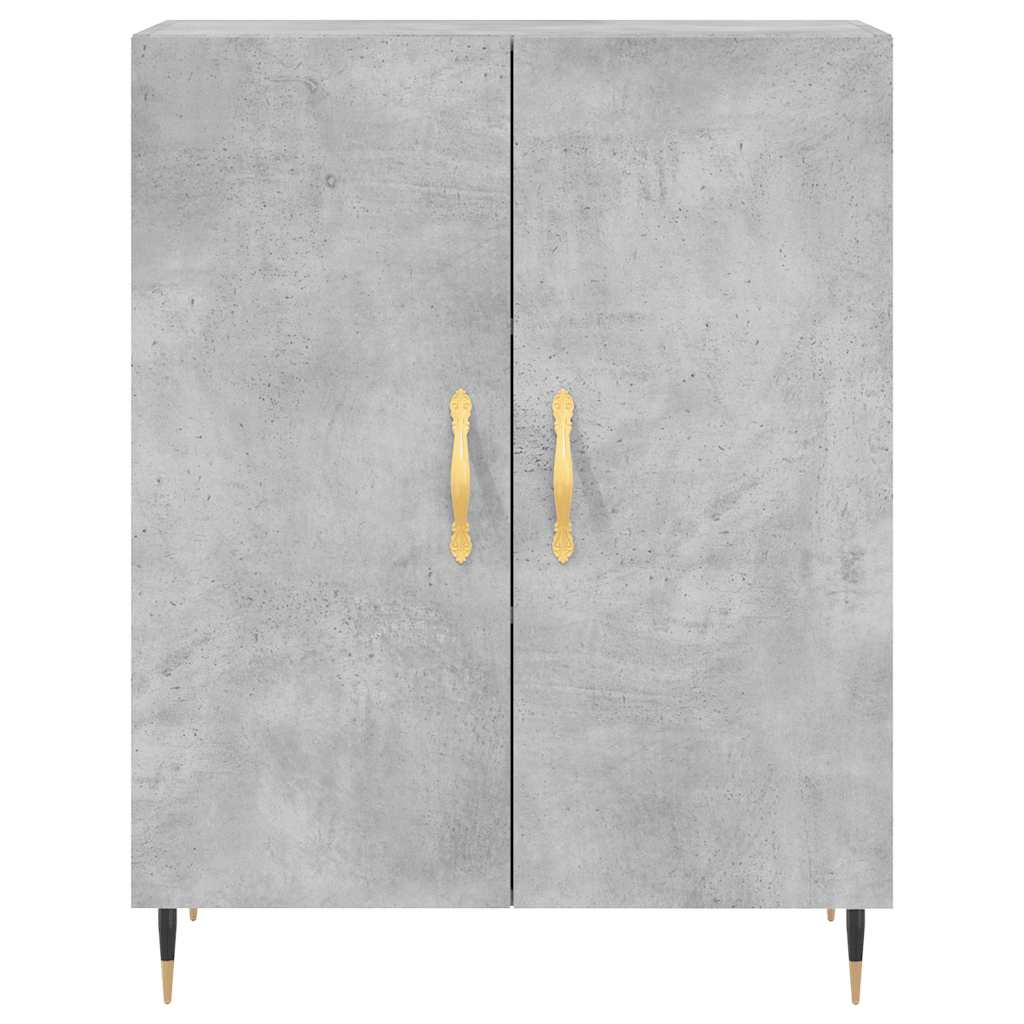 Skåp Betonggrå 69,5x34x180 cm