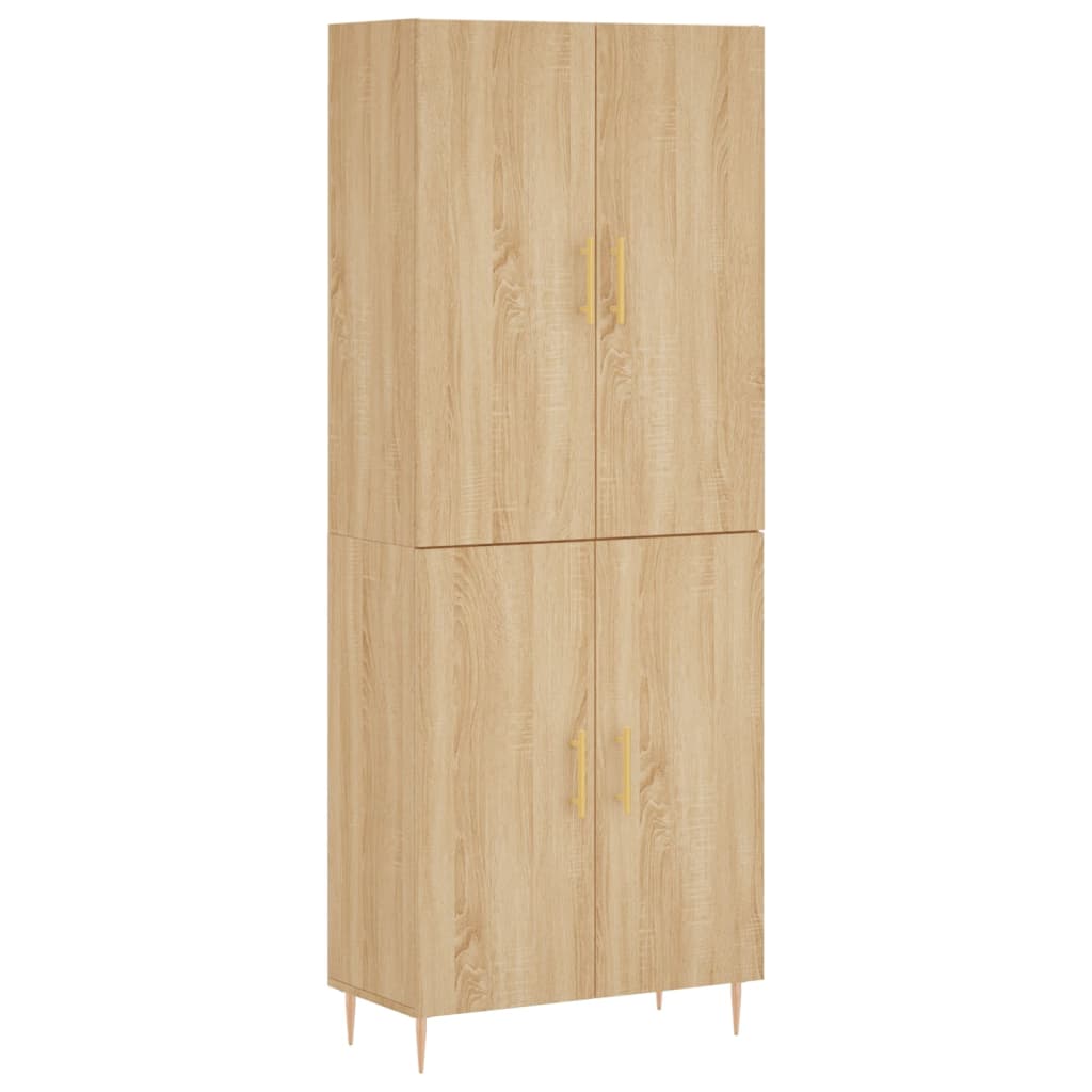 Skåp Sonoma Ek 69,5x34x180 cm