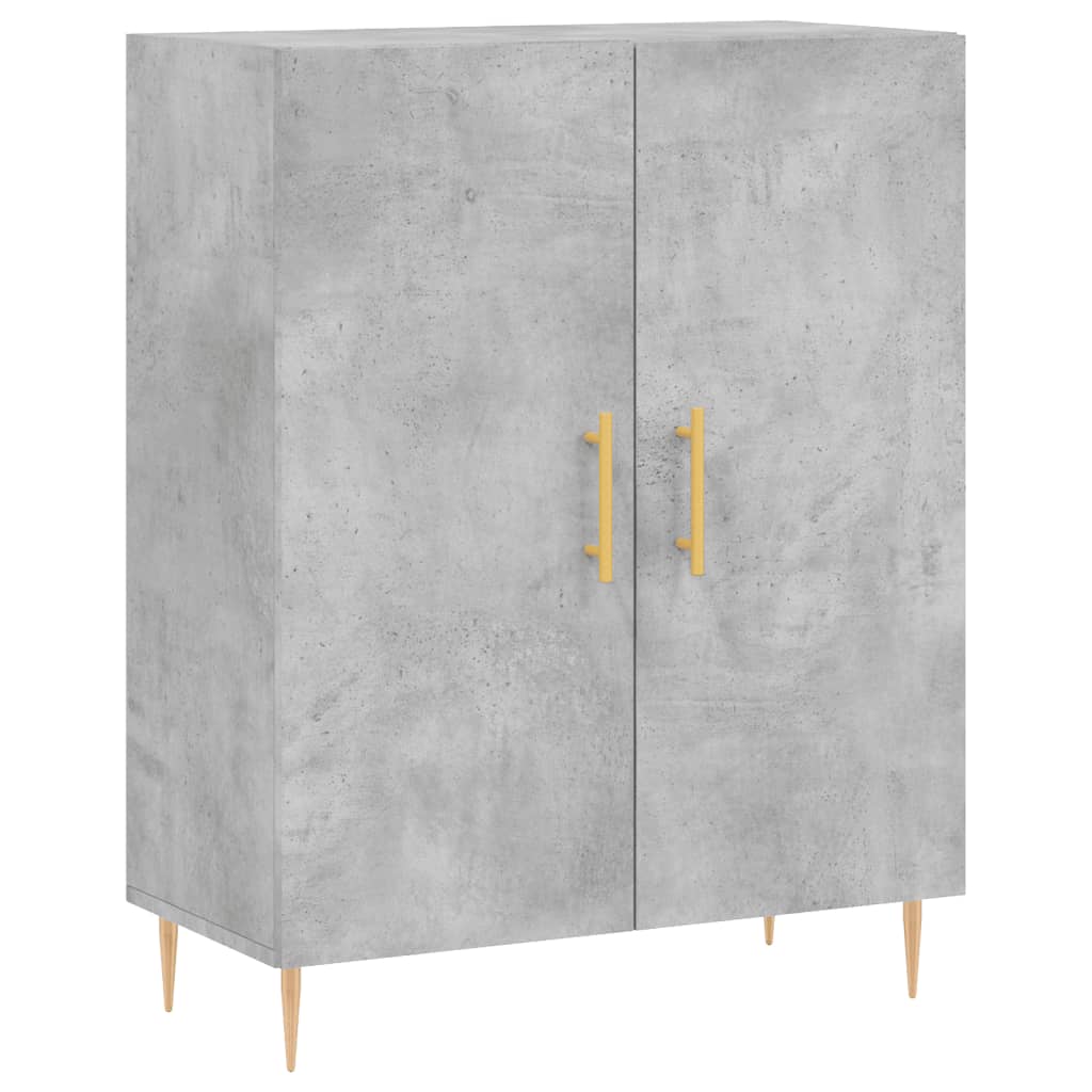 Skåp Betonggrå 69,5x34x180 cm