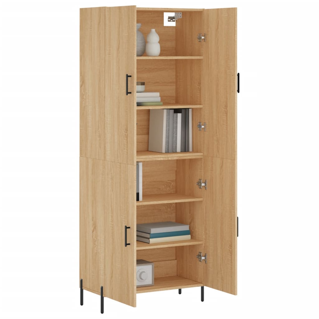Skåp Sonoma Ek 69,5x34x180 cm