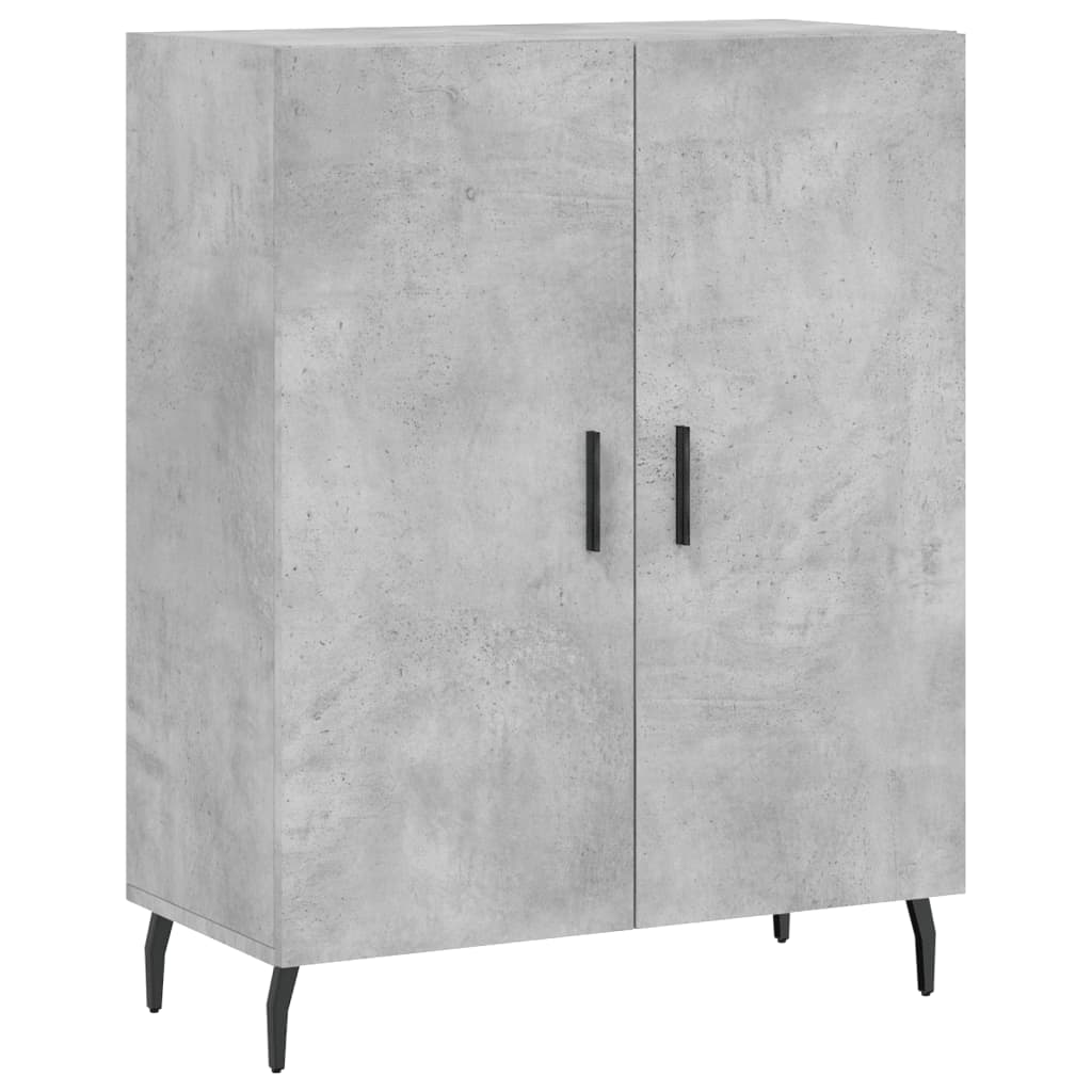 Skåp Betonggrå 69,5x34x180 cm